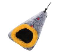 TOYANDONA Egg Shaped Plush Bird Nest for Budgerigars and Small Animals with Polka Dot Design, Easy Cage Integration and Maintenance, Warm Cozy Hideaway for Bird Cage in Winter