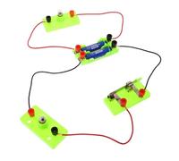 TOYANDONA Electric Circuit Kit for Stem Educational Science Experiment Set with Light Bulb Easy Assembly Electrical Circuit Learning for Boys and Basic Physics Lab Teaching Material