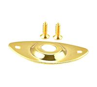 TOYANDONA Electric Guitar Jack Plates Gold Concave Socket Plate Gt20 Guitar Input Jack Socket Replacement and Bass