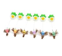 TOYANDONA Electric Rotating Bird Cat with Electronic Sound and Spinning Action Interactive Cat Teaser Made of Plastic and Steel Wire Random Color
