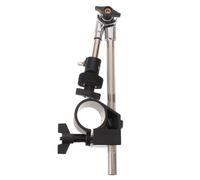 TOYANDONA Electronic Drum Cymbal Stand Clamp Mount for Drums with Anti-slip Quick Setup, Metal and Plastic Construction, Wide Base and Multiangle Clamp-on Structure, for Percussion Band