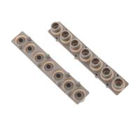 TOYANDONA Electronic Piano Key Contact Sheet Replacement, Silicone Conductive Repair Pad for 7 Keys, High Resilience Sturdy Material, Reusable Keyboard Repair Strip, for Digital Piano