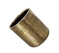 TOYANDONA Elegant Gold Brushed Ceramic Flower Vase Decorative Planter for Home Gardening and Living Room Display Creative Lightweight Pot for Bookshelf and Table Ornament