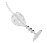 TOYANDONA Elegant Heart Shaped Cocktail Glass 208ml Capacity Glassware for Treating Guests with Smooth Cup and Easy to Hold Design, for Home Or Photo Prop Use