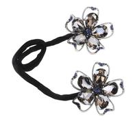 TOYANDONA Elegant Rhinestone Hair Bun Maker for Long Hair Alloy Material with Intricate Weaving Maintains Shape Perfectly for Twists and Different Occasions