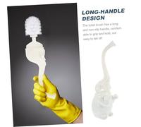 TOYANDONA Elephant-shaped Toilet Brush with Holder Sturdy Long Handle and Soft Bristles for Thorough Bathroom Cleaning Household Bathtub and Toilet Scrubber Tool
