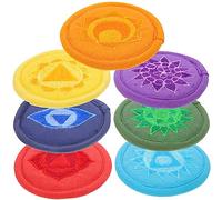 TOYANDONA Embroidered Tibetan Singing Bowl Cushion Pad Set Handcrafted Buddhist Sound Bowl for Meditation Yoga and Spiritual Practice