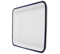 TOYANDONA Enamel Non-Stick Baking Tray 38×28cm Oven Pan for Bread, Fruit, Pizza Baking Sheet Reusable Enamelware Roasting Tray for Kitchen and Oven Use