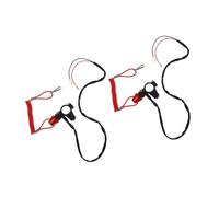 TOYANDONA Engine Kill Switch Lanyard 2Pcs Emergency Stop Cord Heavy Duty Strap for-Road Motorcycles and Atv Use