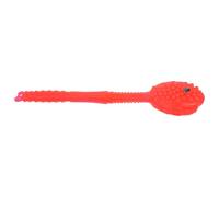 TOYANDONA Ergonomic Silicone Massage Hammer Pat Stick for Waist and Back, Portable Body Massaging Tool for Acupoints and Muscle Relaxation, Red Massage Knock Bat