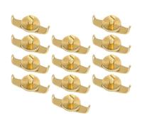 TOYANDONA Erhu Accessories 12Pcs Copper String Fine Tuners Erhu String Adjusters Set Tuning Aid for Instrument Maintenance