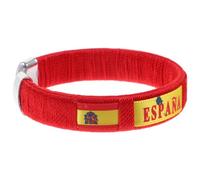 TOYANDONA Espana Flag Webbing Bracelet England Soccer Fan Accessory Match Wristband for Sports Events