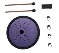 TOYANDONA Ethereal Drum for Music Lover Pocket Drum Tuned Steel Tongue and Practice Pad Kit