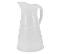 TOYANDONA European Style Ceramic Milk Pitcher Vase, White Flower Vase with Handle, Stable Flat Bottom Decorative Home Desk Centrepiece
