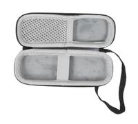 TOYANDONA EVA Earphone and Data Cable Storage Case with Hand Strap Black | Multilayer Compartment Design, Adjustable Partition Layout, for Commuting and Travel, Protects Accessories