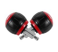 TOYANDONA Exercise Bike Replacement Knob with Ergonomic Ball Handle 2pcs M16x26mm Iron Pull Pin for Strength Trainers and Home Gym Equipment Compatible with Weight Machines for Intense