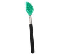 TOYANDONA Extendable Telescoping Back Scratcher, for Back Cleansing and Itch Relief and Silicone Cleansing Brush Stainless Steel Handle Portable Massager Tool for Scalp and Body