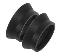 TOYANDONA Eyepiece and Eye Fatigue Strong Compatibility Prevention, with 2pcs Rubber Cover Black Guard for Telescope Stereomicroscope Microscope Suitable for Research