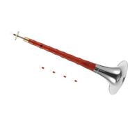 TOYANDONA F Key Suona Wind Instrument for Beginners Black Ebony Wooden Suona Random Color Accessories Includes Reed and Traditional Music Instrument for Boys and Girls