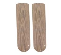 TOYANDONA Fan Use Bedroom Universal for Compatibility Multiroom and 2pcs Replacement Plastic Blades with Wood Grain Finish, 20.7inch Brown Fan Leaves, Easy to Install Ceiling