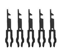 TOYANDONA Fire Exit Access Control Glass Break Reset Keys 5pcs Black Plastic Emergency Button Switch Suitable for Fire Emergencies