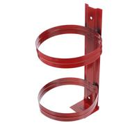TOYANDONA Fire Extinguisher Polished Surface, Easy Installation Bright Metal Wall Mounting Bracket Simple Design Fire Extinguisher Holder for Safety Home Workplace