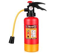TOYANDONA Fire Extinguisher Water Spray Toy for Kids - Realistic Fireman Role Play Extinguisher for Beach, Pool & Garden - Firefighter Costume Accessory - Summer Outdoor Water Toy