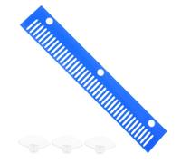 TOYANDONA Fish Divider Aquarium Overflow Comb with Suction Cup Multi-function Fish Separator Drip Plate and Fence and Water Flow Control Blue Tank Accessory