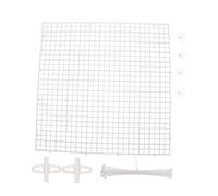 TOYANDONA Fish Tank Isolation Tray Aquarium Grid Divider for Breeding with Suction Cup Clips and Cable Ties Easy Installation for Fish Separation and Survival Improvement
