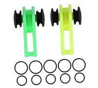 TOYANDONA Fishing Rod Parts Colorful Hanging Bait Hooks for Fishing Rod Supplies for All Fishermen Small Heads Hooks
