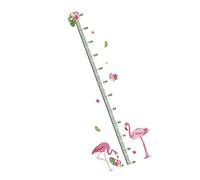 TOYANDONA Flamingo Height Chart with Easy to Remove Feature Wall Sticker for Kids, Removable PVC Growth Chart Lovely Cartoon Animal Design for Children’s Rooms Or Spaces