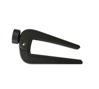 TOYANDONA Flanger Guitar Capo Tuner for Acoustic Electric Classical Guitar and Ukulele Black Functional Clip