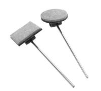 TOYANDONA Flat Bottom Felt Beater for Single Double Bass Drum Pedal Drum Mallets Accessories Replacement Part