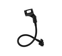 TOYANDONA Flexible Gooseneck Microphone Stand Mic Arm and Sturdy Iron Construction with Universal Design Black Suitable for Studio, Office, and Stage Use
