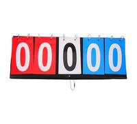 TOYANDONA Flip Scoreboard Sports Scorekeeper for Basketball Table Tennis Football Volleyball Portable Durable Scoreboard with Numbers and Smooth Edges for Outdoor Games