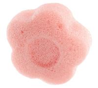 TOYANDONA Flower-Shaped Facial Cleaning Sponge, Plant-Based Exfoliating Face Sponge, Biodegradable Pink Face Washing Tool for Sensitive Skin Care