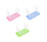 TOYANDONA Foldable Baby Bottle Drying Rack with Vertical Design and Space-saving Pp Material, Suitable for Nipples, Pacifiers, and Breast Pump Parts, for Baby and Toddler Feeding