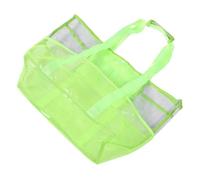 TOYANDONA Foldable Mesh Beach Bag for Women Capacity Tote with Multiple Pockets for Quick Access for Travel Swimming Pools Outdoor Vacations and Seaside