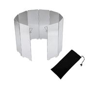 TOYANDONA Folding Burner Windscreen Portable Wind Shield for Camping Stove Easy to Carry Camp Accessory Wind Protection for Outdoor Cooking for Backpacking and Picnics