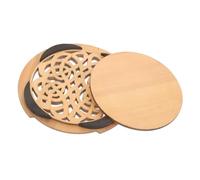 TOYANDONA Folk Guitar Soundhole Cover Resonator Guitar Sound Hole Protector Decorative Wooden Cover