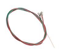 TOYANDONA Folk Guitar Strings Pack 6 Strings Set Acoustic Guitar String Replacement Metal Strings Universal Comfortable for Fingerpicking