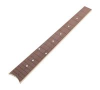 TOYANDONA Folk Guitar Wooden Fretboard Rosewood Fingerboard Acoustic Guitar Neck Head Accessory for Musical Instrument Light Brown for Finger Caps Protection