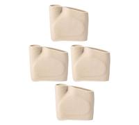 TOYANDONA Forefoot Pain Relief Pads Soft Thickened Insoles Shoe Inserts for Women Skin Color L Size Anti-Slip Front Half Cushion Ball-of-Foot Protection