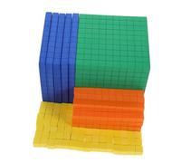 TOYANDONA Four Decimal Foam Blocks for Early Childhood Math Education Base Ten Counting Manipulatives for Preschool Learning Interactive Math for Development