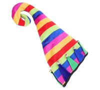 TOYANDONA Funny Clown Headband Hat for Mardi Gras and Halloween Creative Felt Costume Accessory for Masquerade Stage Performances and Party Celebrations and Expressive Design