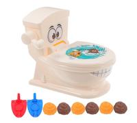 TOYANDONA Funny Prank Poop Shoot Game Set for Adults Portable Interactive Fake Poo Launcher for Party Entertainment Easy Setup Novelty Toilet Game for Family Bonding and Laughter
