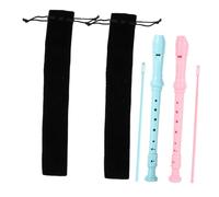 TOYANDONA German Style Soprano Recorder Instrument for Beginner Educational Musical with Smooth Polished Surface Detachable Easy Clean Design and