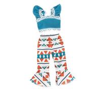 TOYANDONA Girl Doll Outfit Holiday Clothes Stylish Jumpsuit for Dolls Easy Off Comfortable Cloth Material Birthday Gift for Little