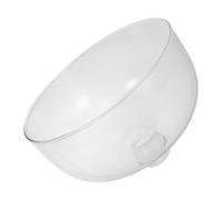TOYANDONA Glass Cake Dome Cover Lead-free Crystal round Handle Diameter 21cm Height 14cm for Baking and Salad Protection