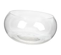 TOYANDONA Glass Fish Bowl for Goldfish and Crab with Design and Strong Reliable Material, for DIY Miniature Water Garden and Home Decoration